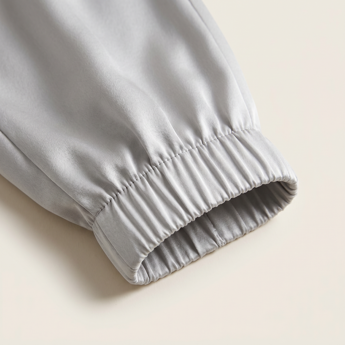 City Daily Collection 19 Momme Grade 6A 100% Mulberry Silk Crepe de Chine Jogger Pants