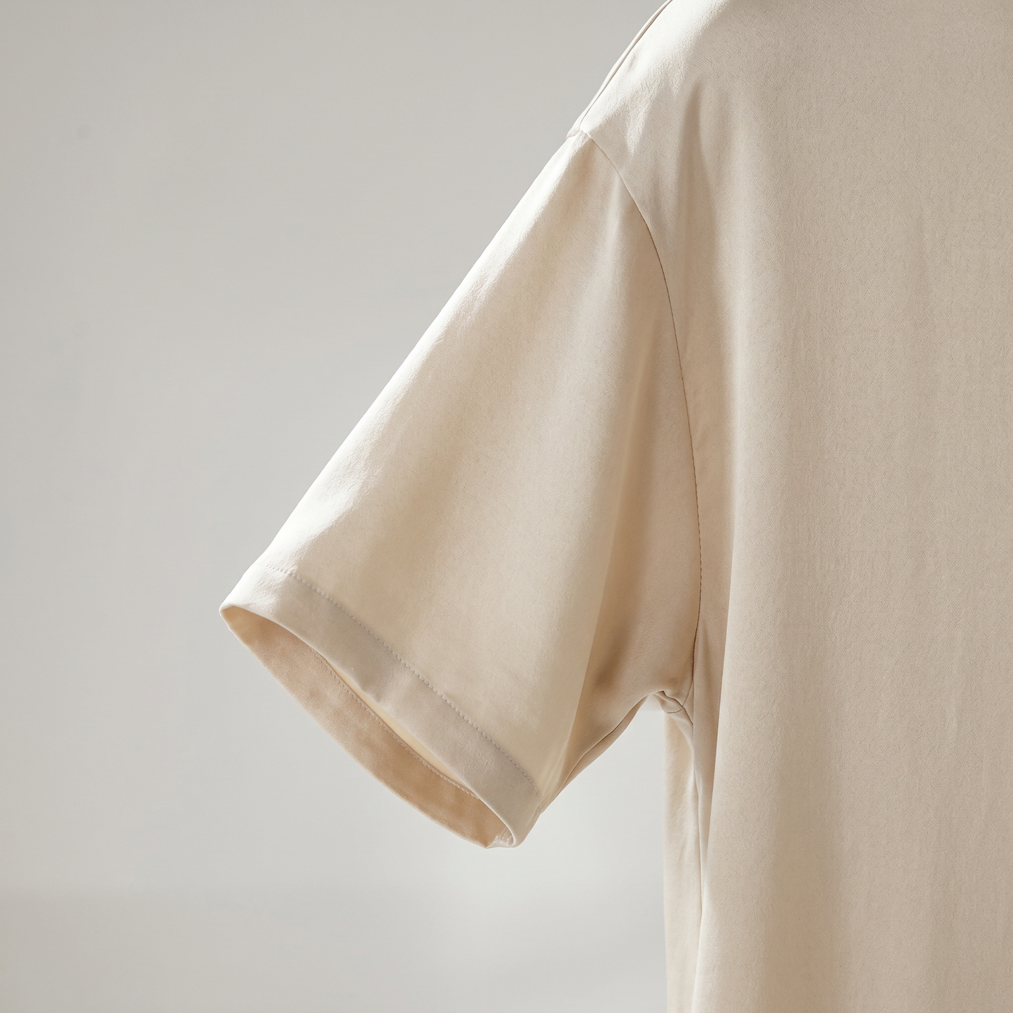 Classic Collection 19 Momme Grade 6A 100% Mulberry Silk Round-Neck A-Line Midi Nightgown