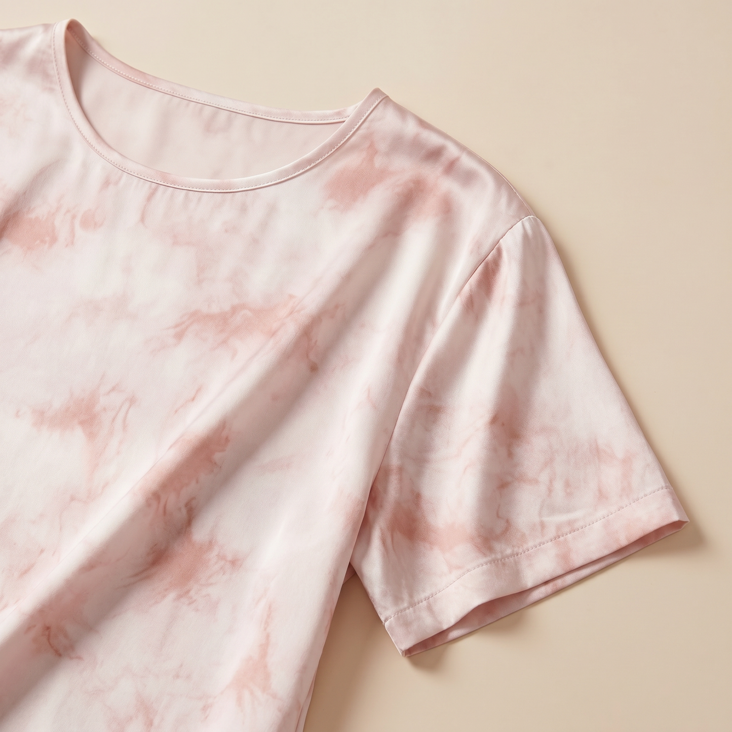 19 Momme Silk Marble Print Pajama Set