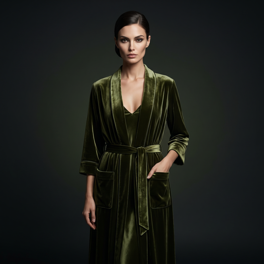 19 Momme Silk Velvet Robe