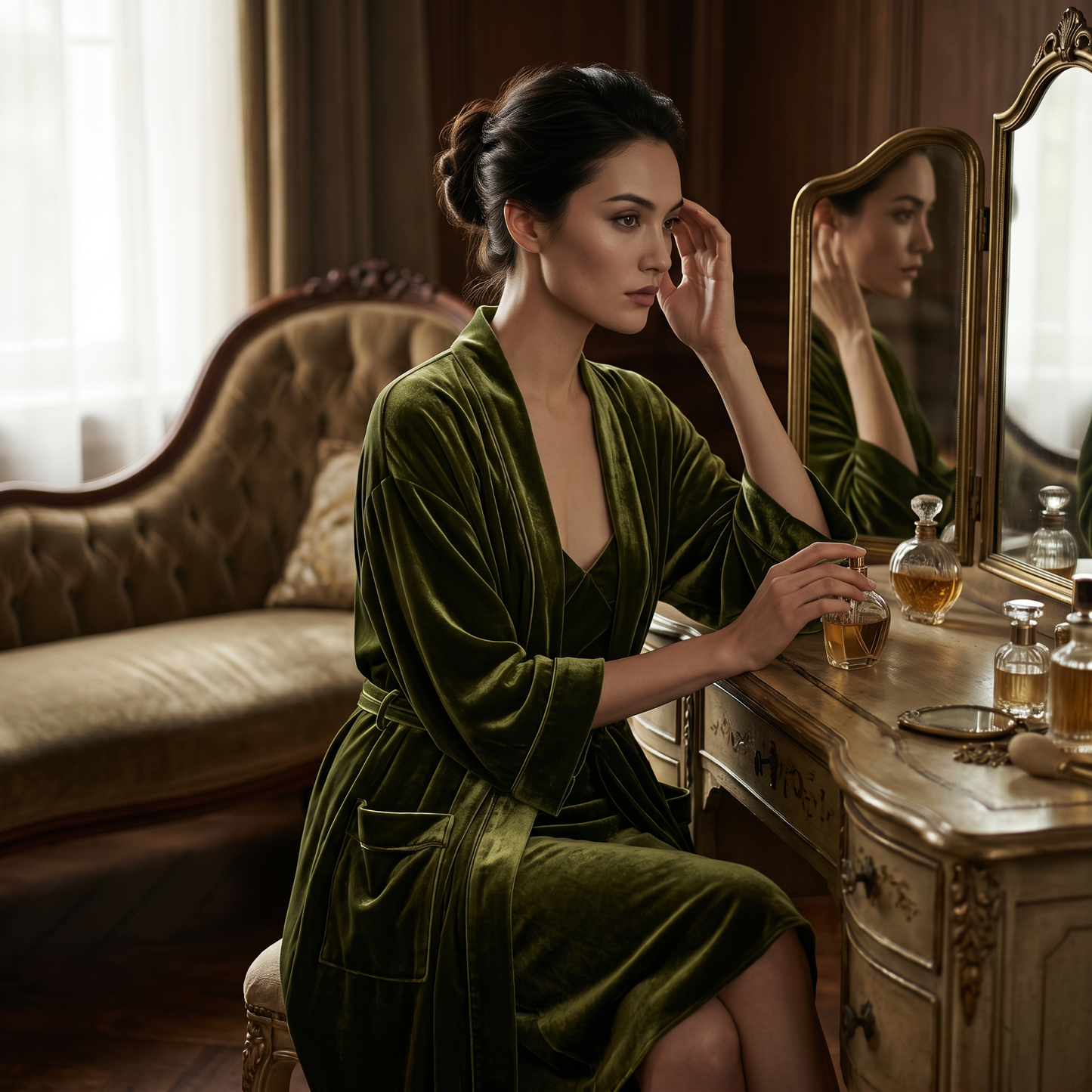 19 Momme Silk Velvet Robe