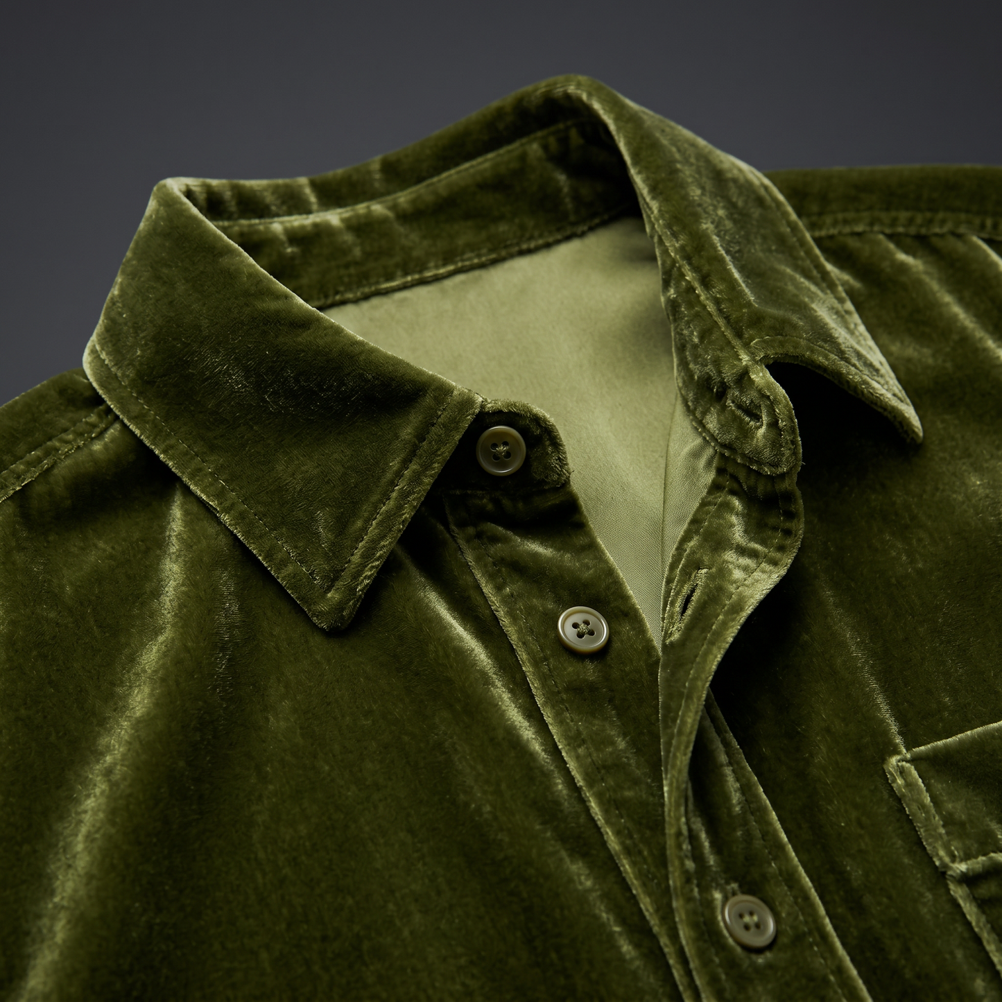 City Daily Collection 19 Momme Grade 6A 100% Mulberry Silk Velvet Shirt