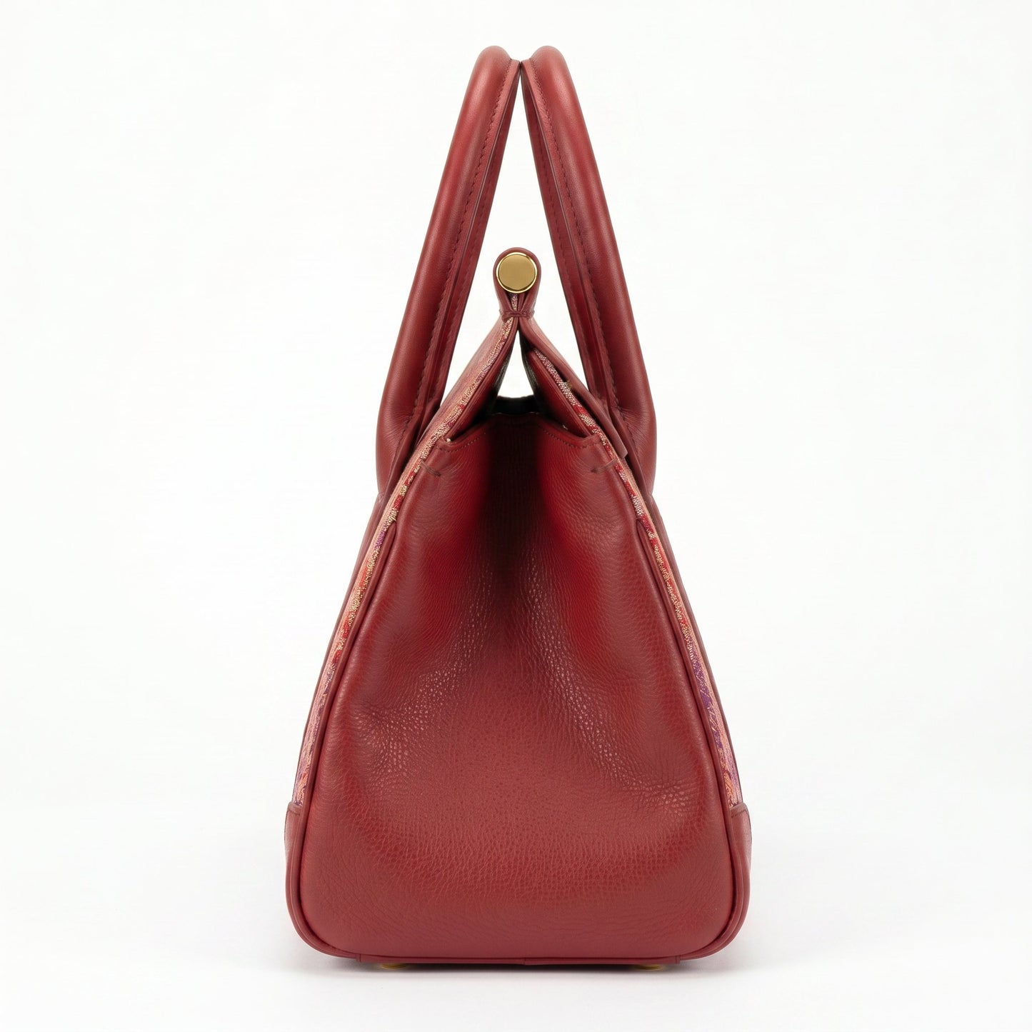 Badayun Brocade Tote Bag (Red)