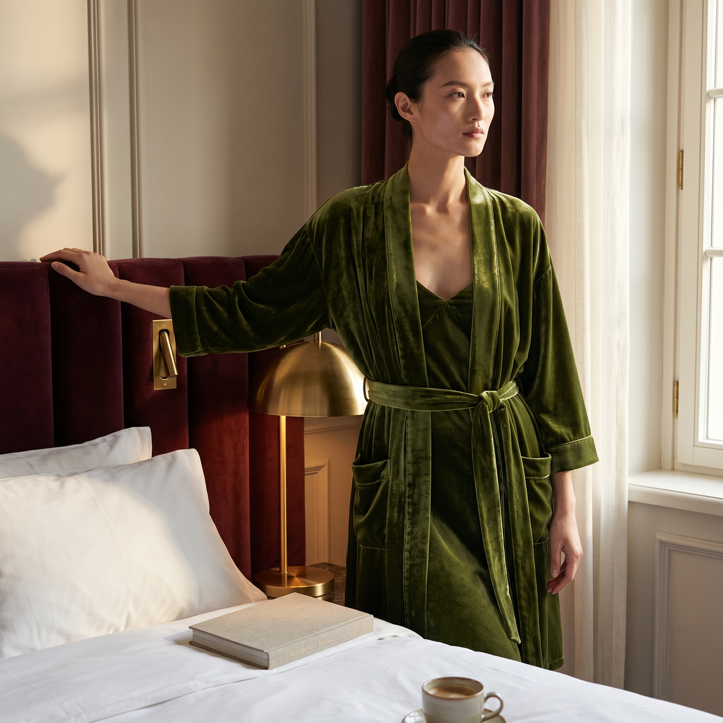 19 Momme Silk Velvet Robe