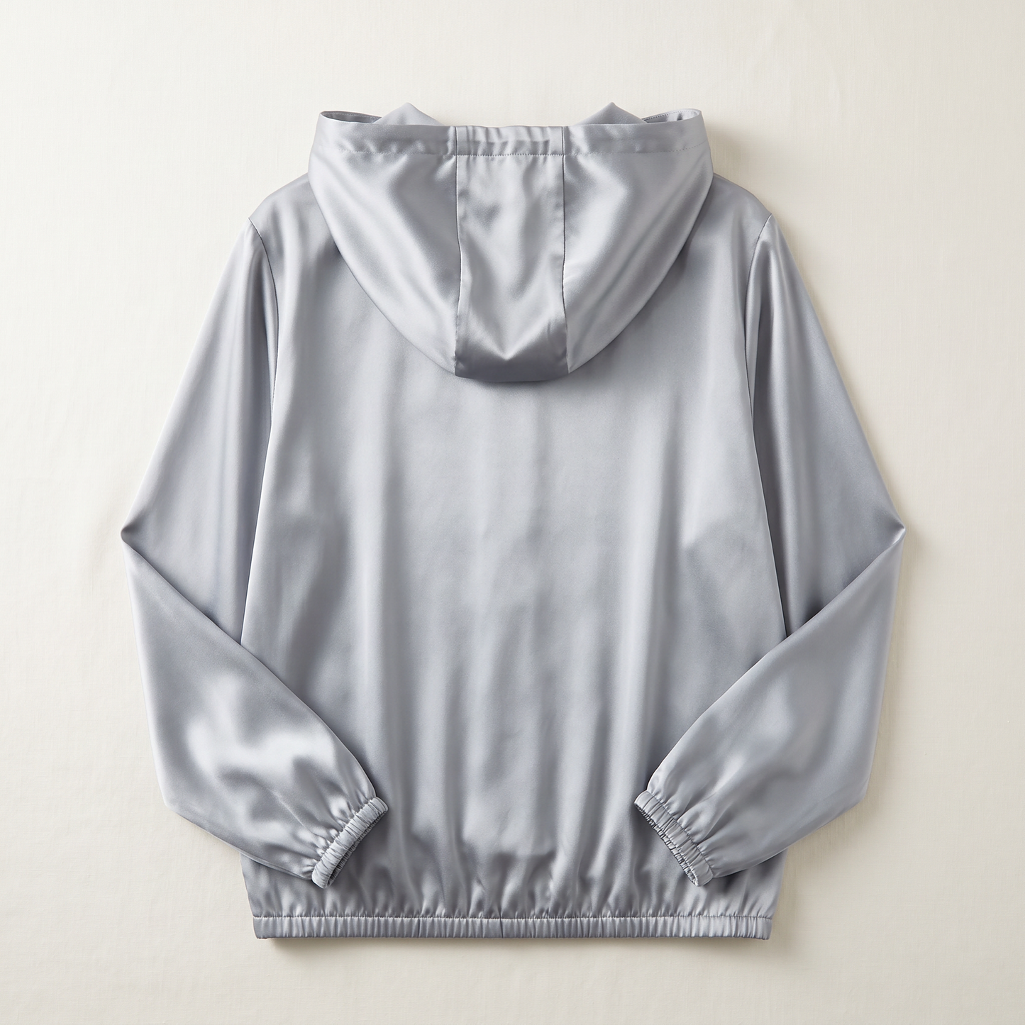 City Daily Collection 16 Momme Grade 6A 100% Mulberry Silk Crepe de Chine Hooded Jacket