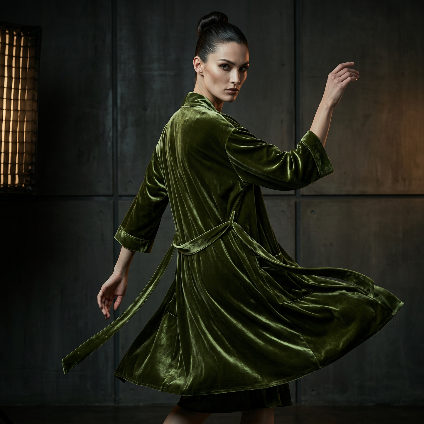 19 Momme Silk Velvet Robe