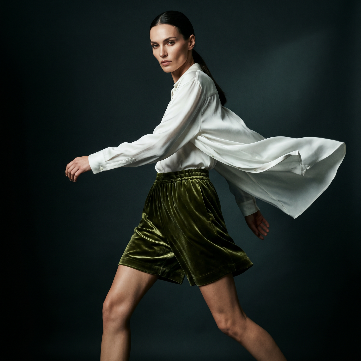 City Daily Collection 19 Momme Grade 6A 100% Mulberry Silk Velvet Shorts