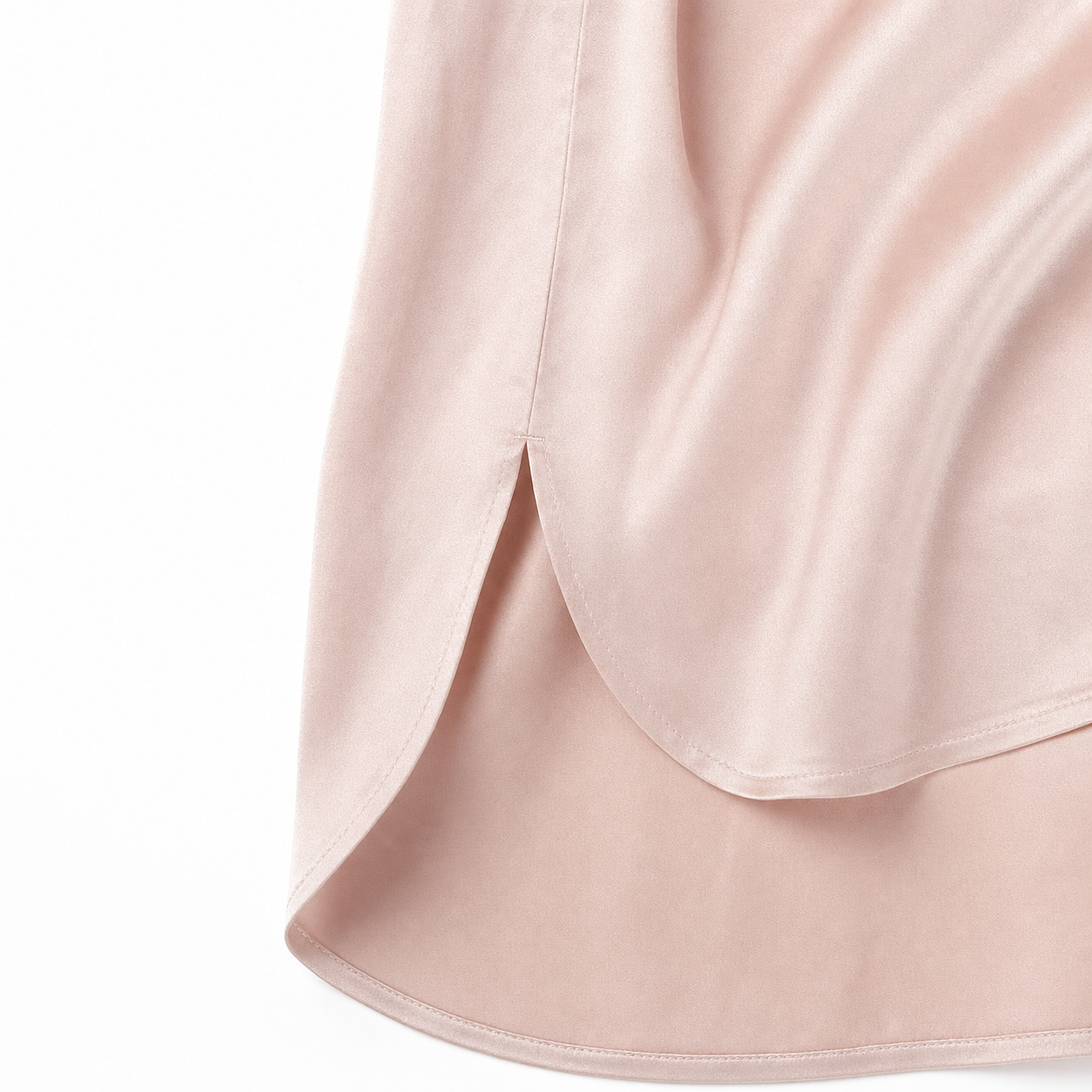 Soho Collection 19 Momme Side-Slit Silk Pajama Set