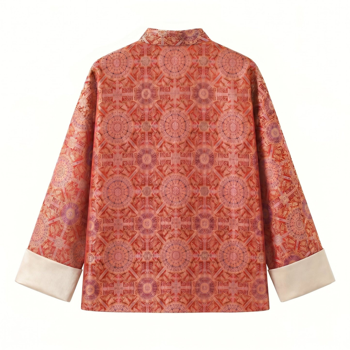 Badayun Silk Jacket (Red)
