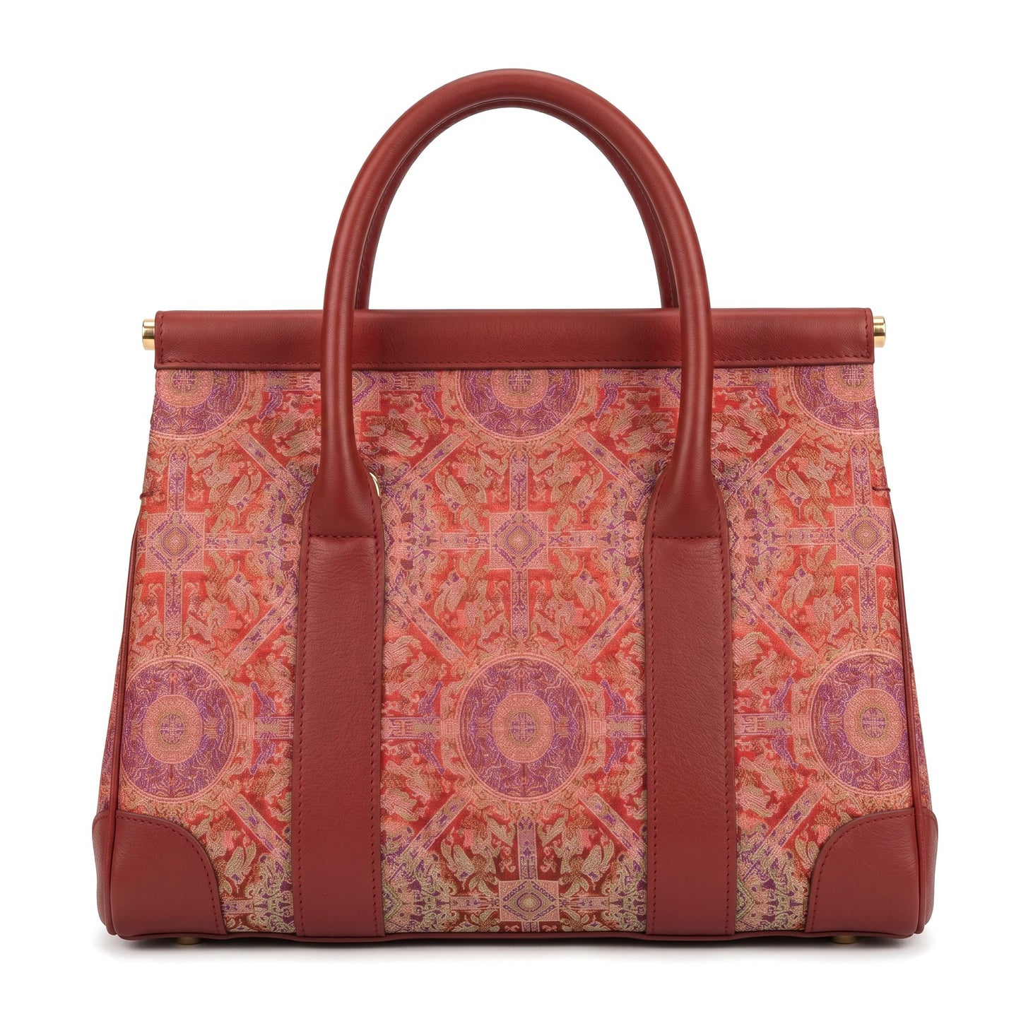 Badayun Brocade Tote Bag (Red)