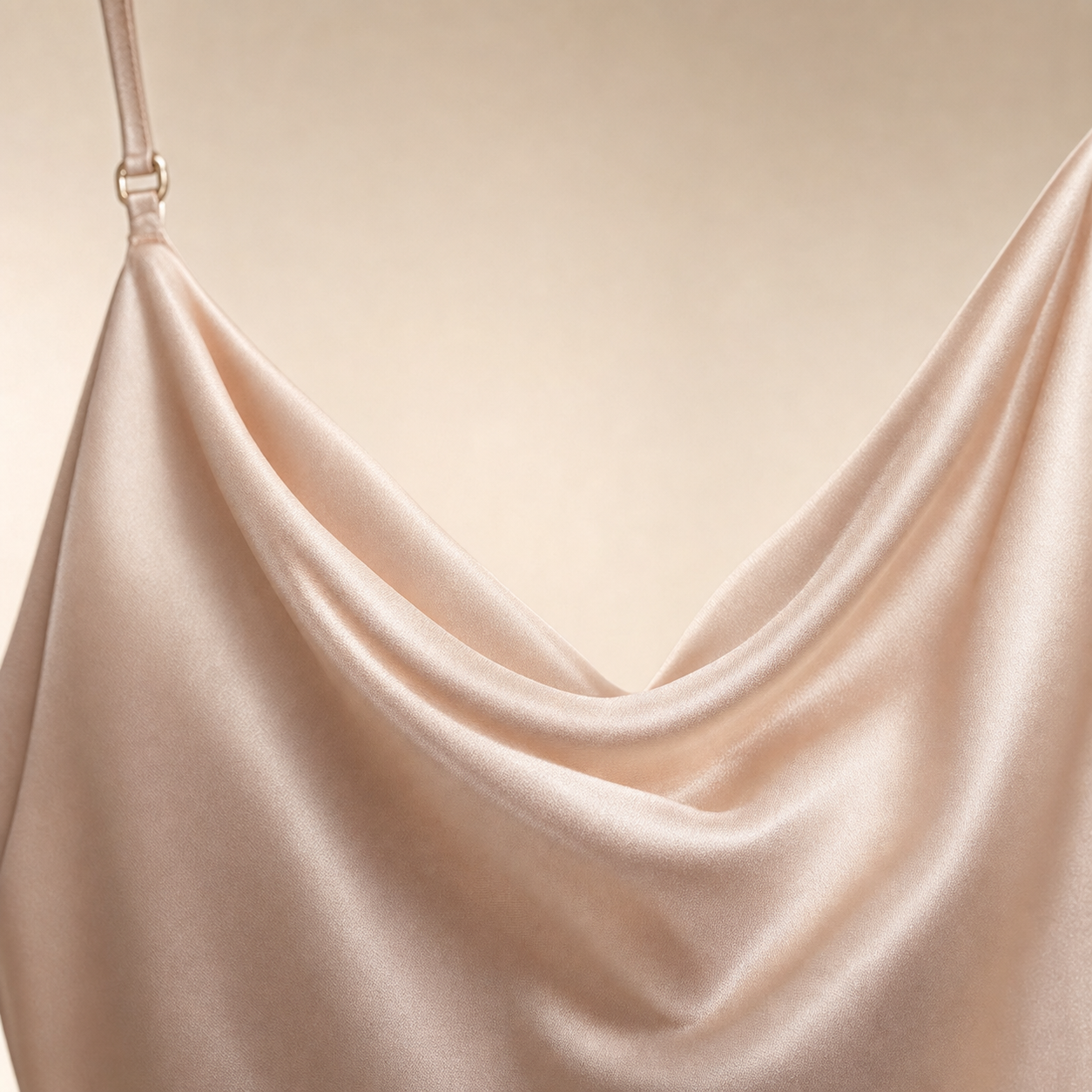 City Daily Collection 19 Momme Grade 6A 100% Mulberry Silk Cowl Neck Camisole