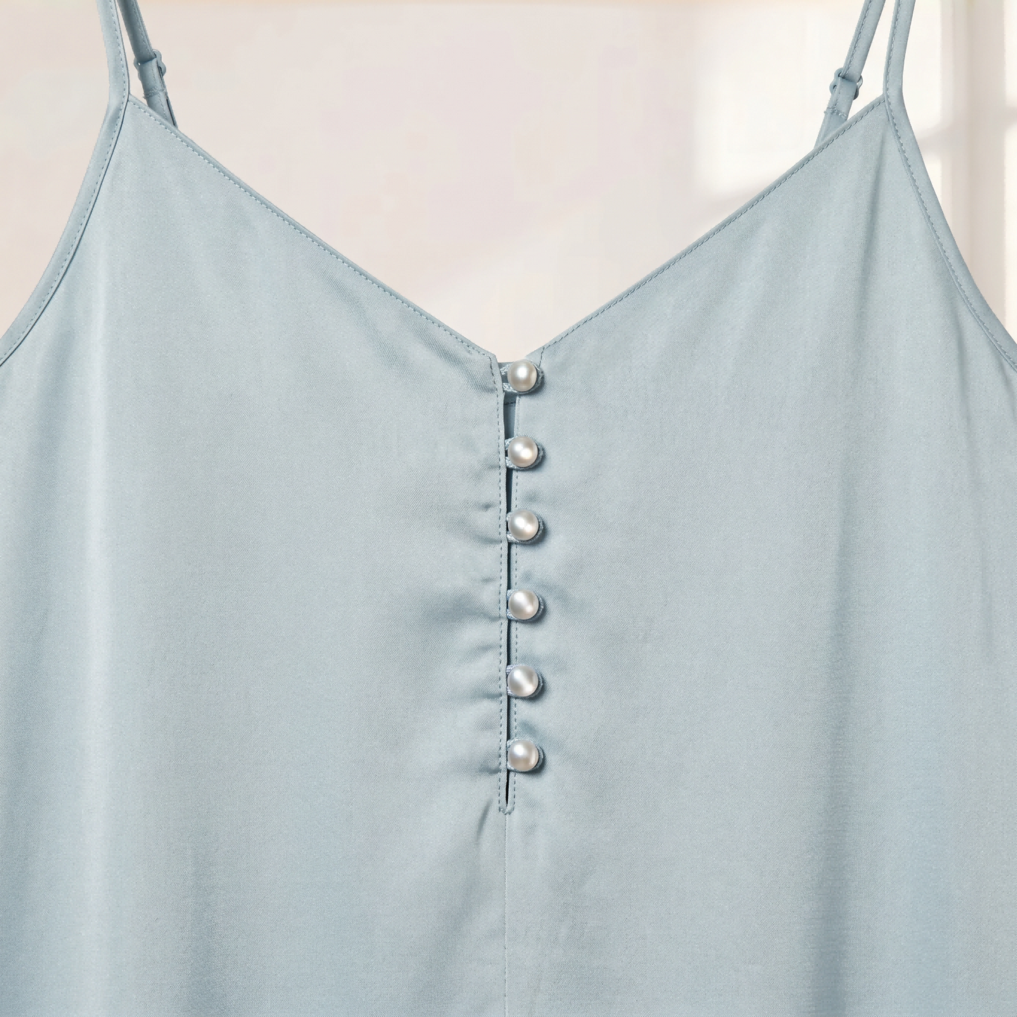 19 Momme Grade 6A Mulberry Silk French Button Front Nightgown