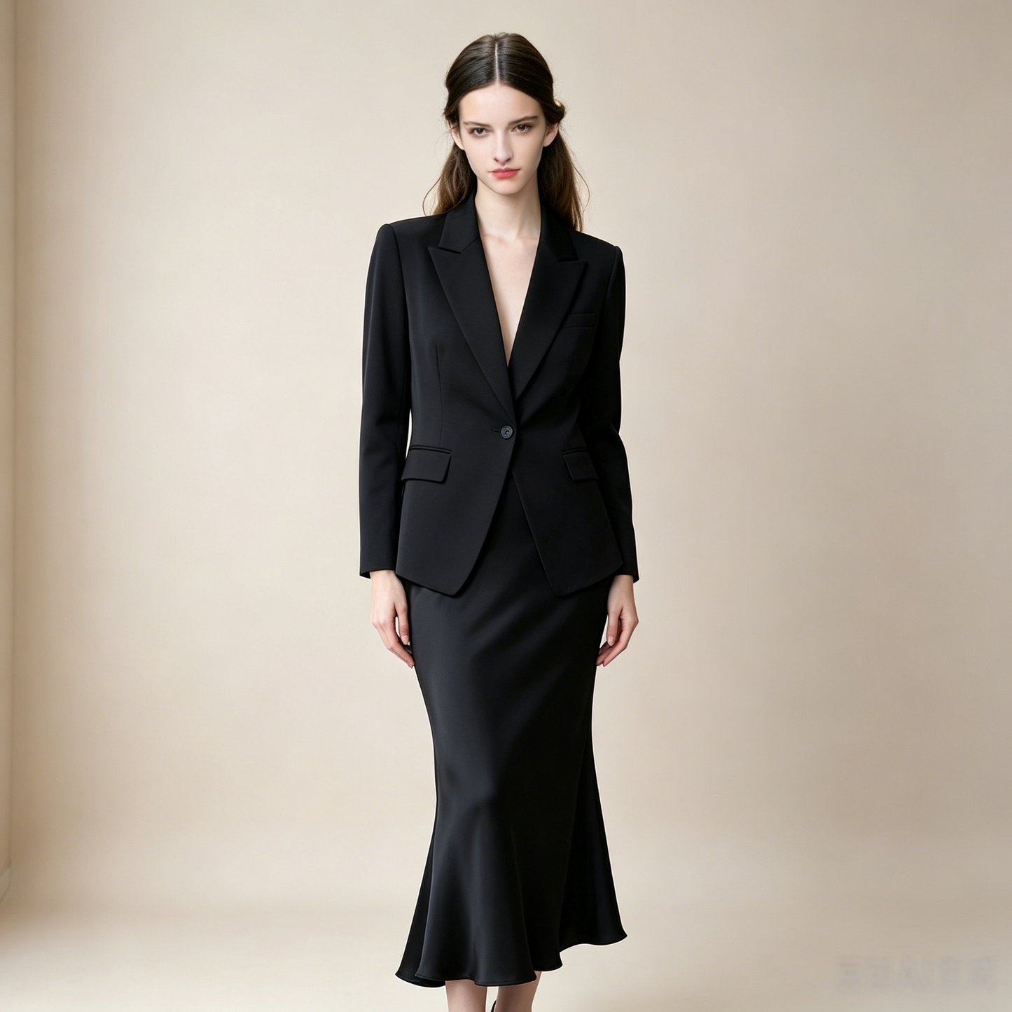 City Daily Collection 19 Momme Grade 6A 100% Mulberry Silk Crepe de Chine Mermaid Fishtail Skirt