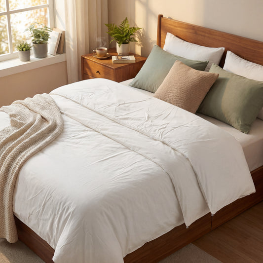 All-Season 2-in-1 Detachable Mulberry Silk Mother & Child Duvet Insert
