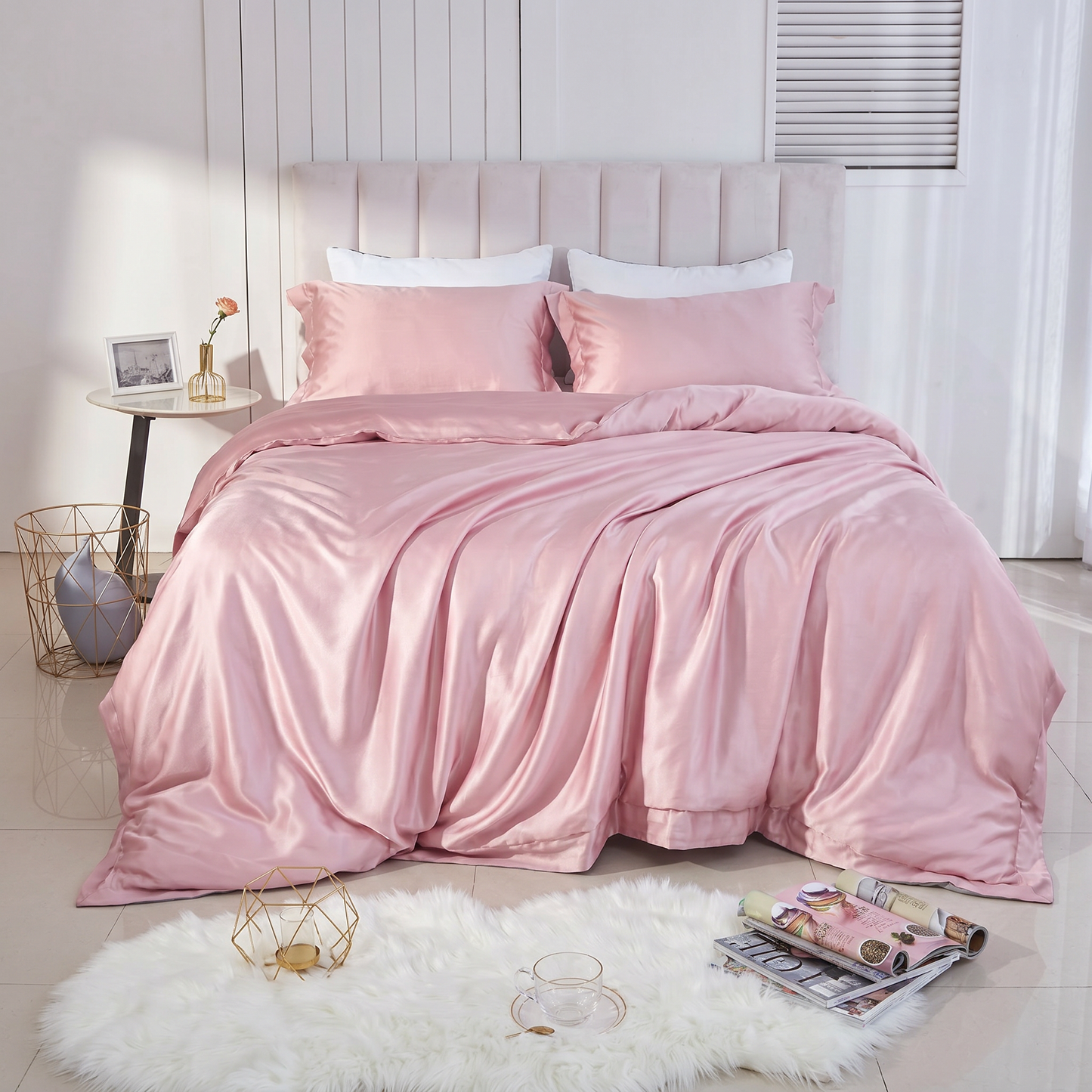 22 Momme Bama Oxygen Water Finished Organic Mulberry Silk Duvet Cover