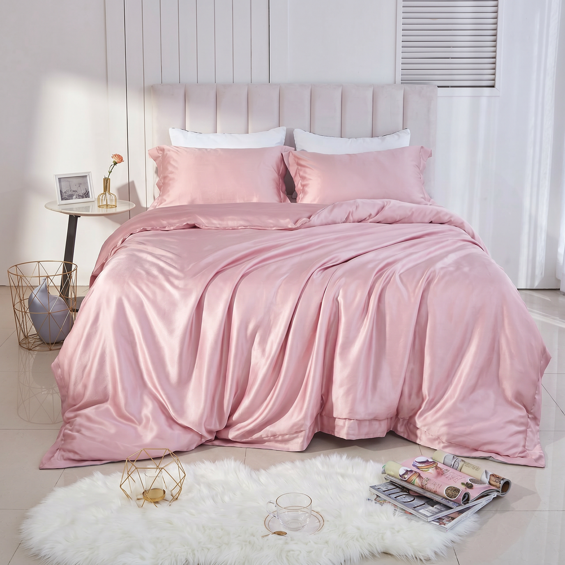 22 Momme Bama Oxygen Water Finished Organic Mulberry Silk Duvet Cover