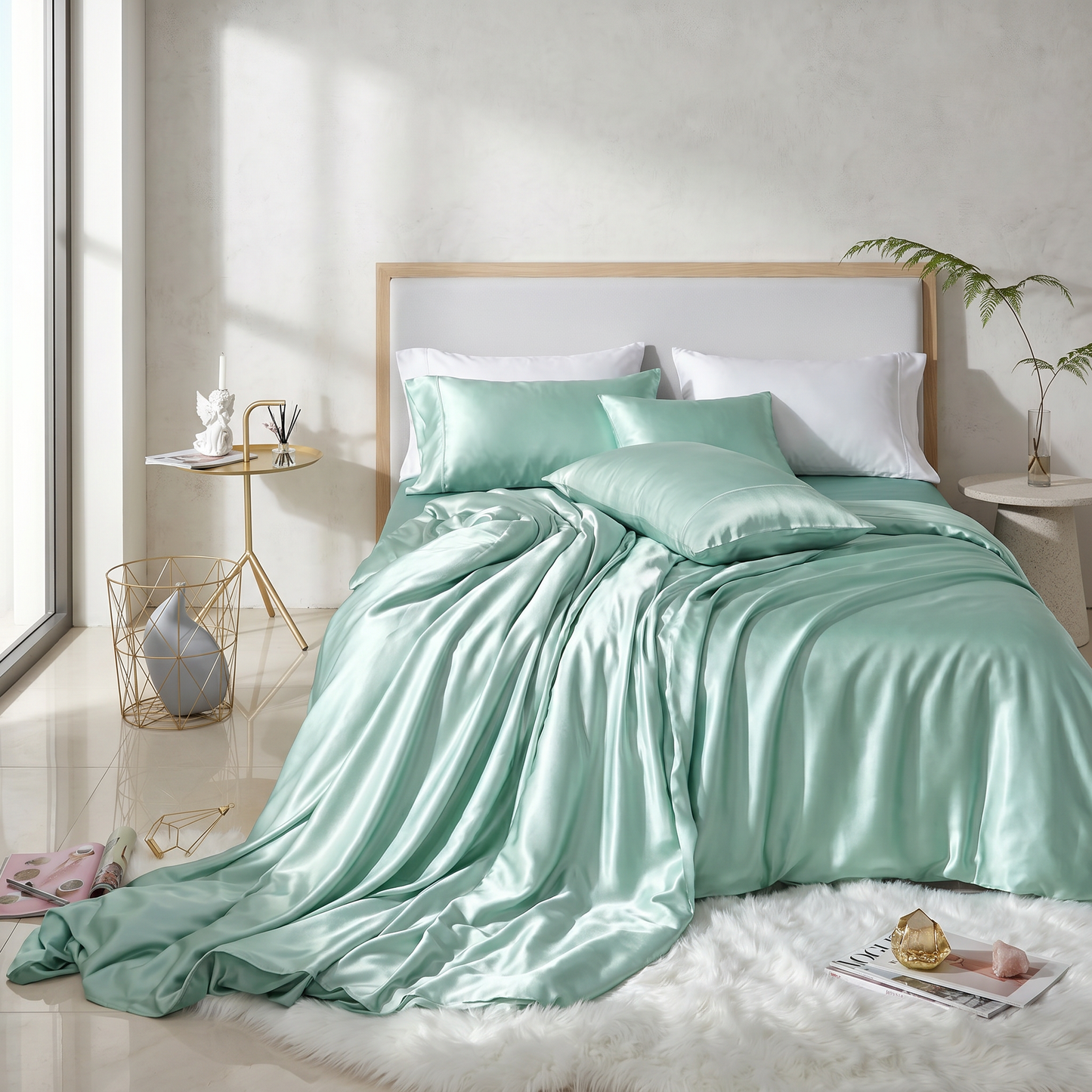 22 Momme Bama Oxygen Water Finished Organic Mulberry Silk Duvet Cover