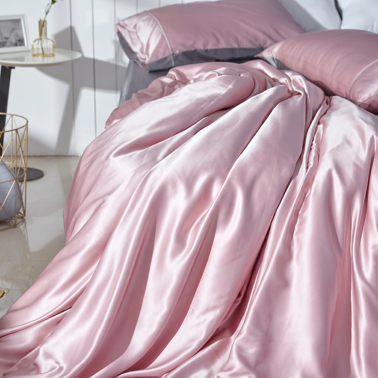 22 Momme Bama Oxygen Water Finished Organic Mulberry Silk Duvet Cover