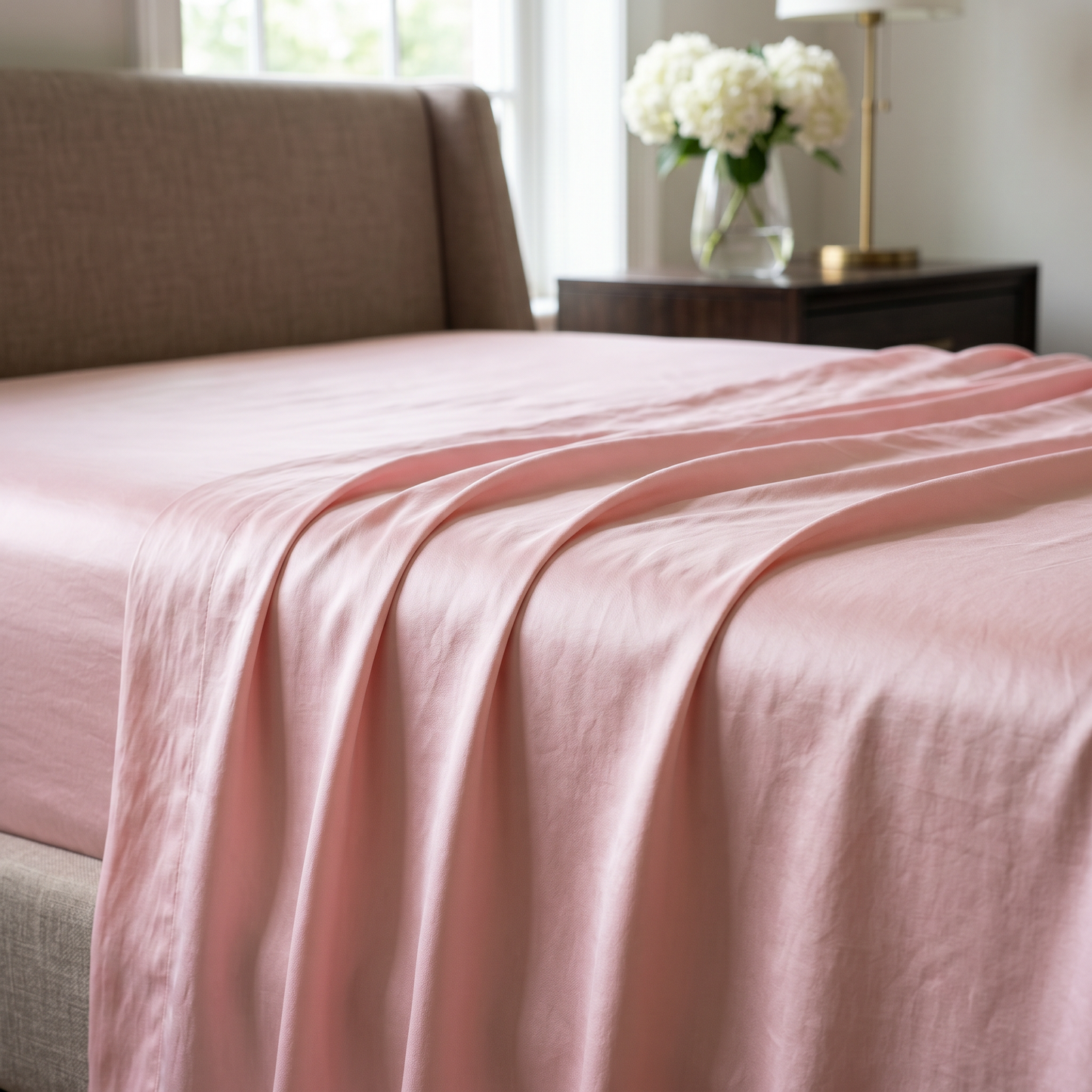 22 Momme Bama Oxygen Water Finished Organic Mulberry Silk Flat Sheet