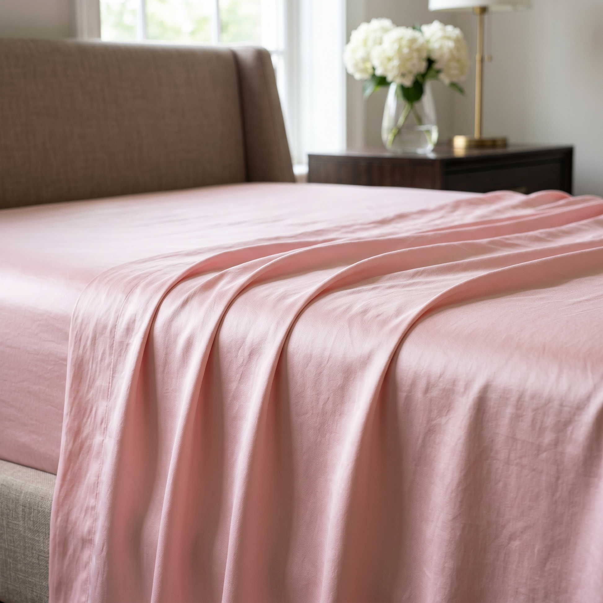 22 Momme Bama Oxygen Water Finished Organic Mulberry Silk Flat Sheet