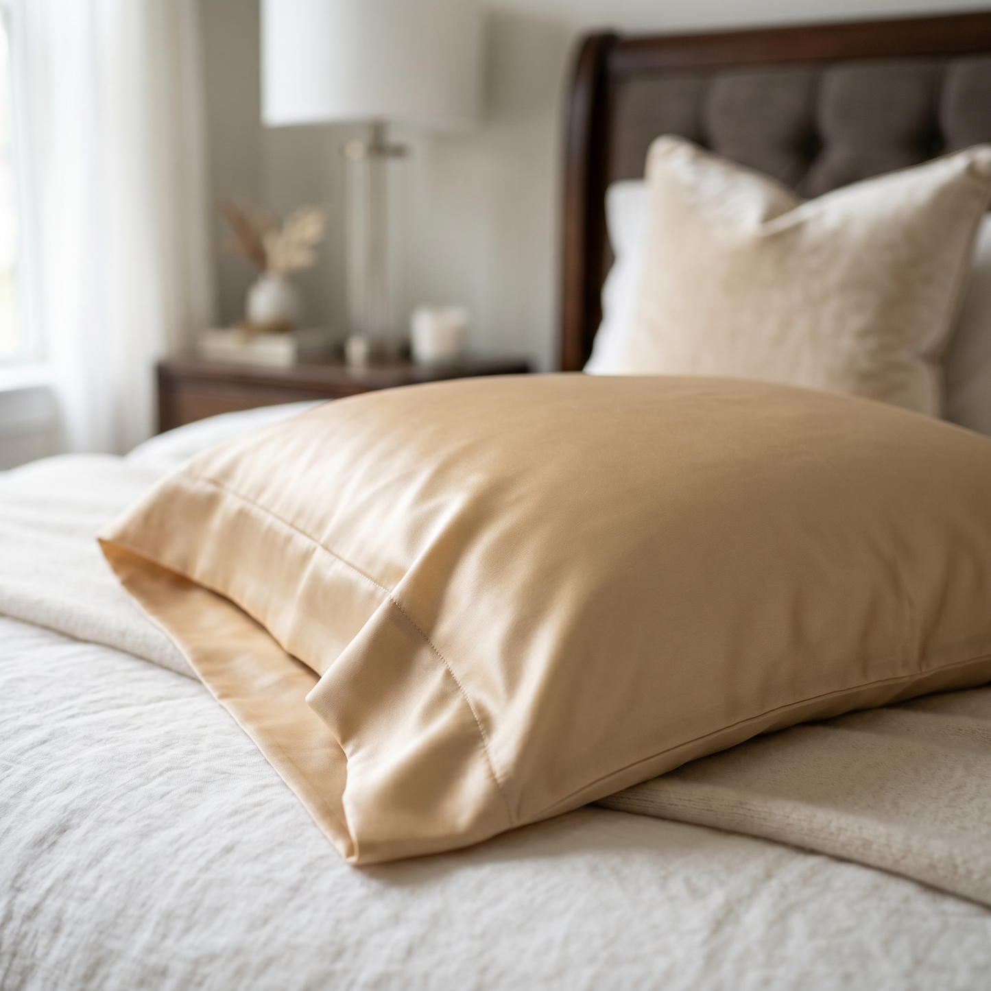 22 Momme Bama Oxygen Water Finished Organic Mulberry Silk Pillowcase