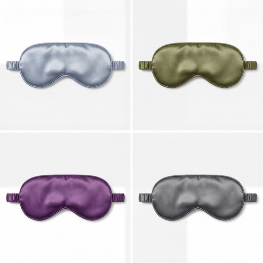 22 Momme Double-Sided 100% Grade 6A Mulberry Silk Eye Mask