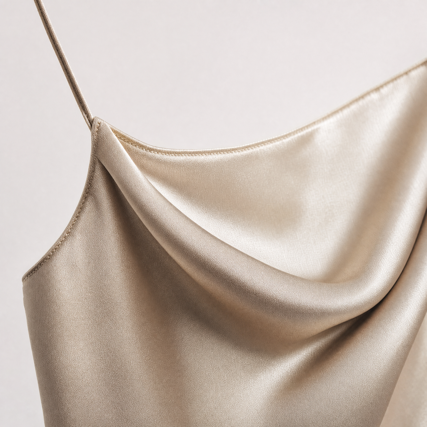 22 Momme Grade 6A 100% Mulberry Silk Maxi Slip Dress, Cowl Neck Sleeveless Dual-Purpose Long Dress For Indoor & Outdoor