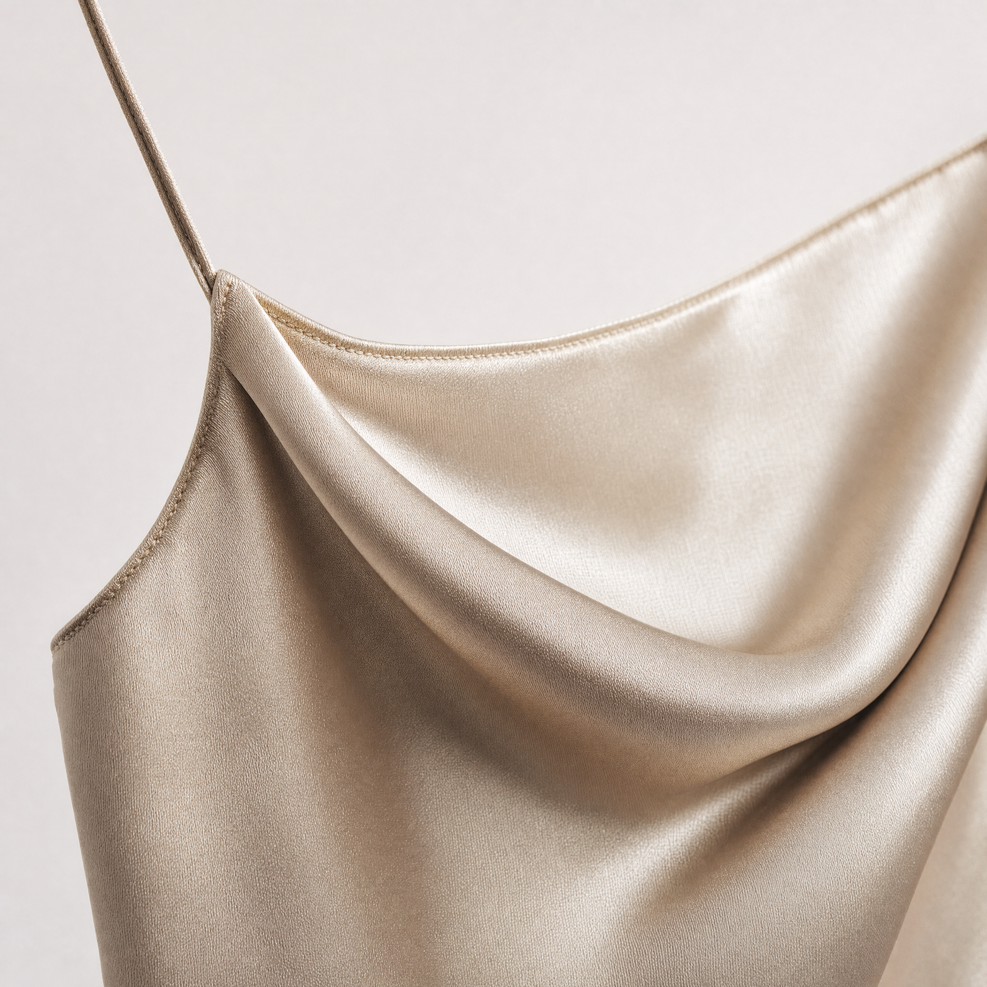 22 Momme Grade 6A 100% Mulberry Silk Maxi Slip Dress, Cowl Neck Sleeveless Dual-Purpose Long Dress For Indoor & Outdoor