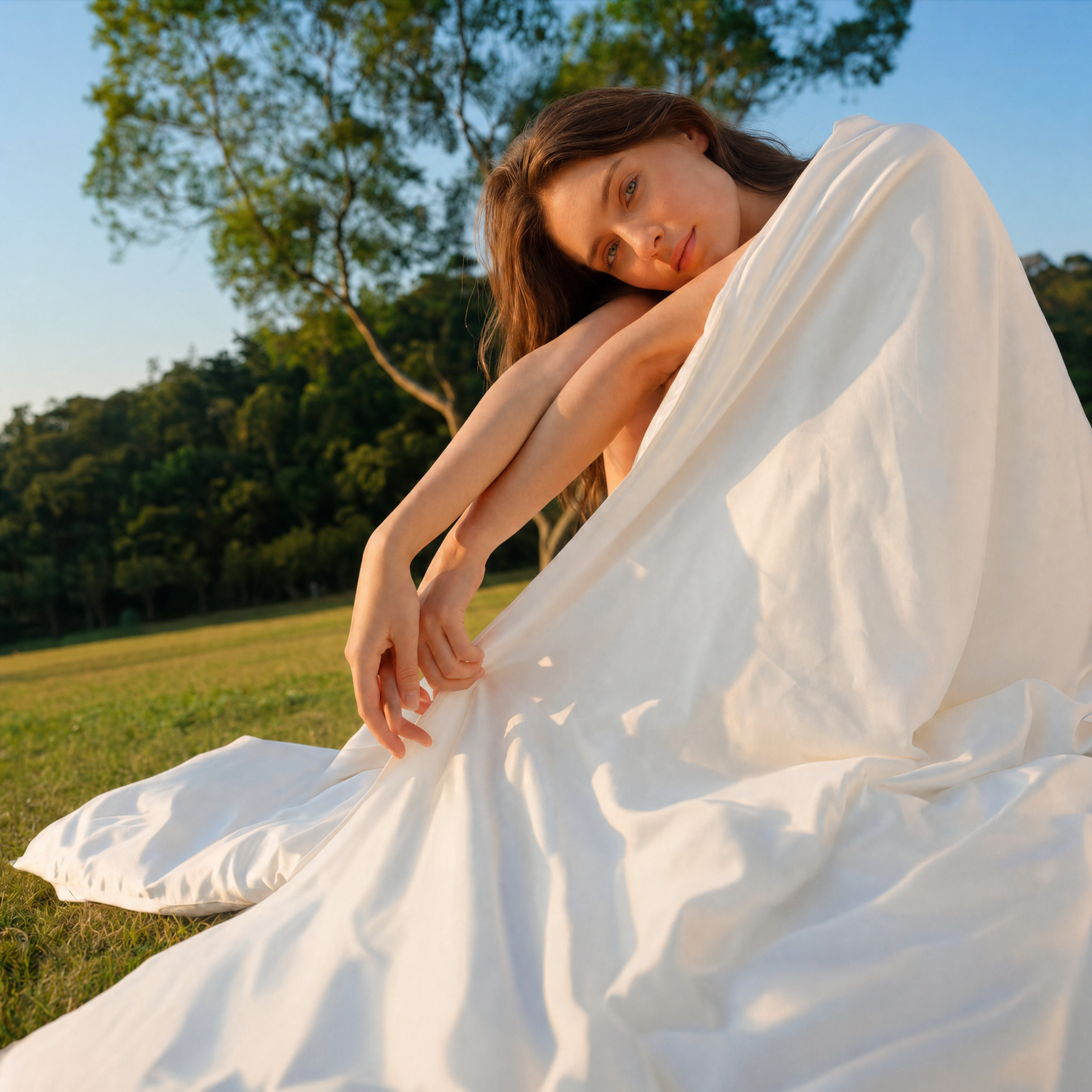 All-Season 100% Grade 6A Long Mulberry Silk Duvet Insert