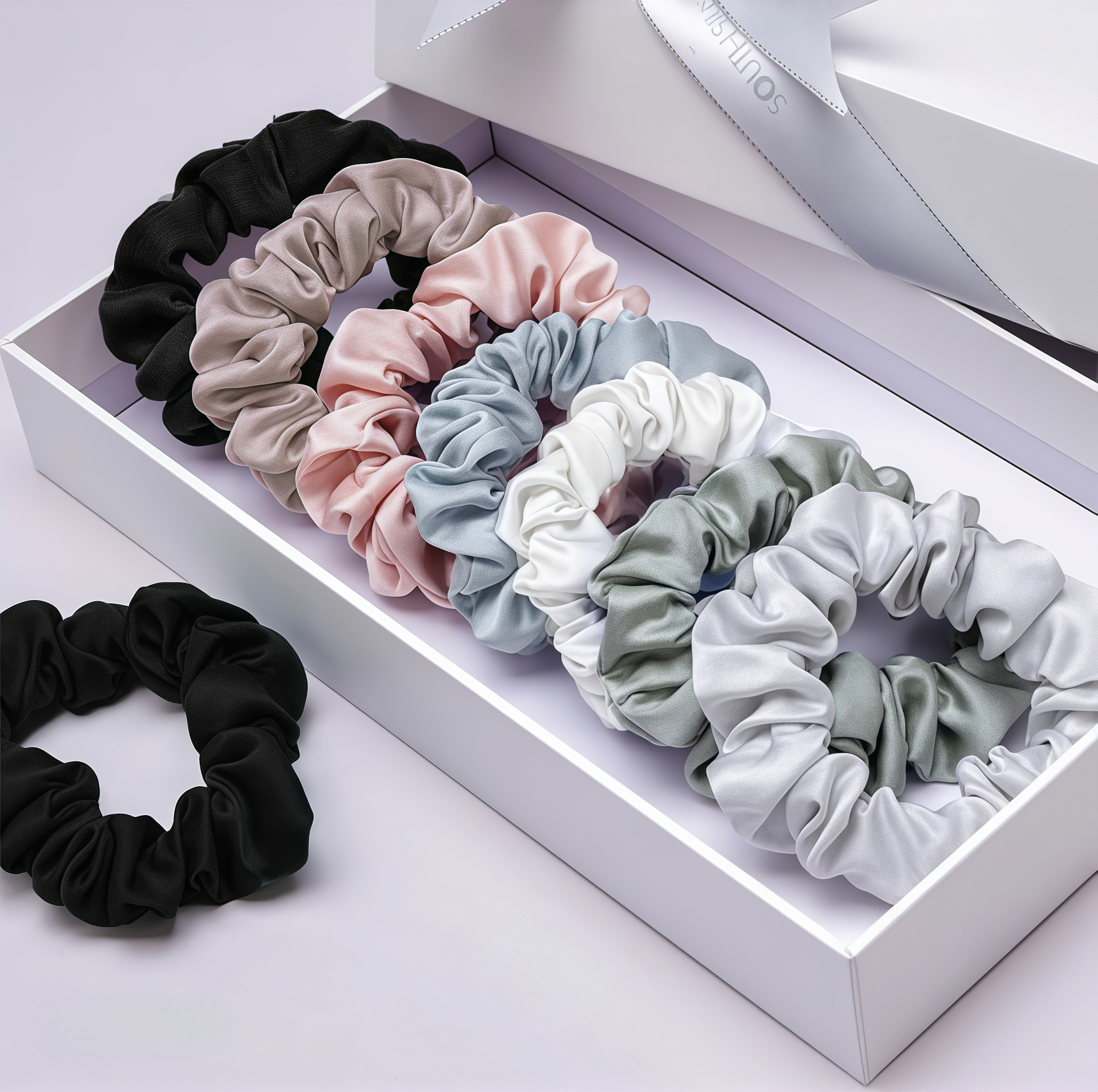 Grade 6A Mulberry Silk Scrunchie Collection