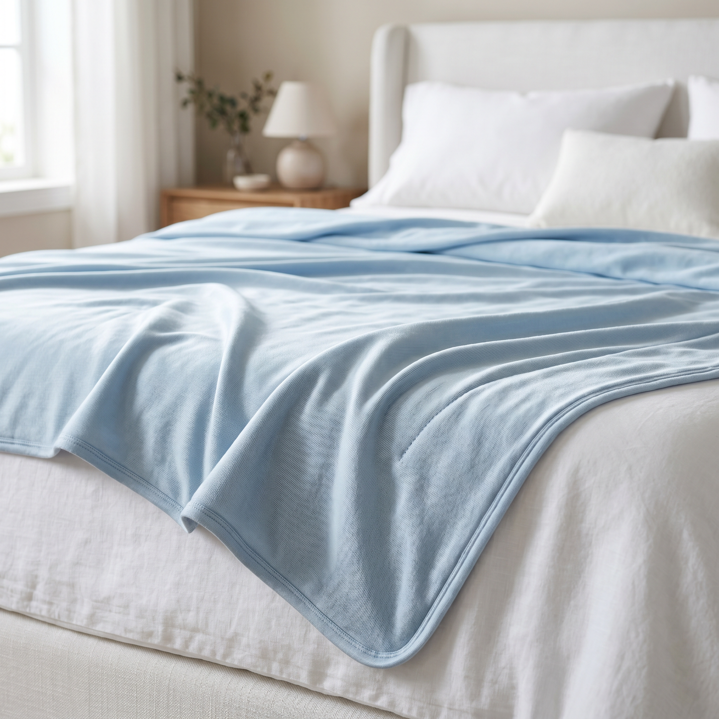 Knit Washable 100% Long Mulberry Silk Summer Cooling Quilt