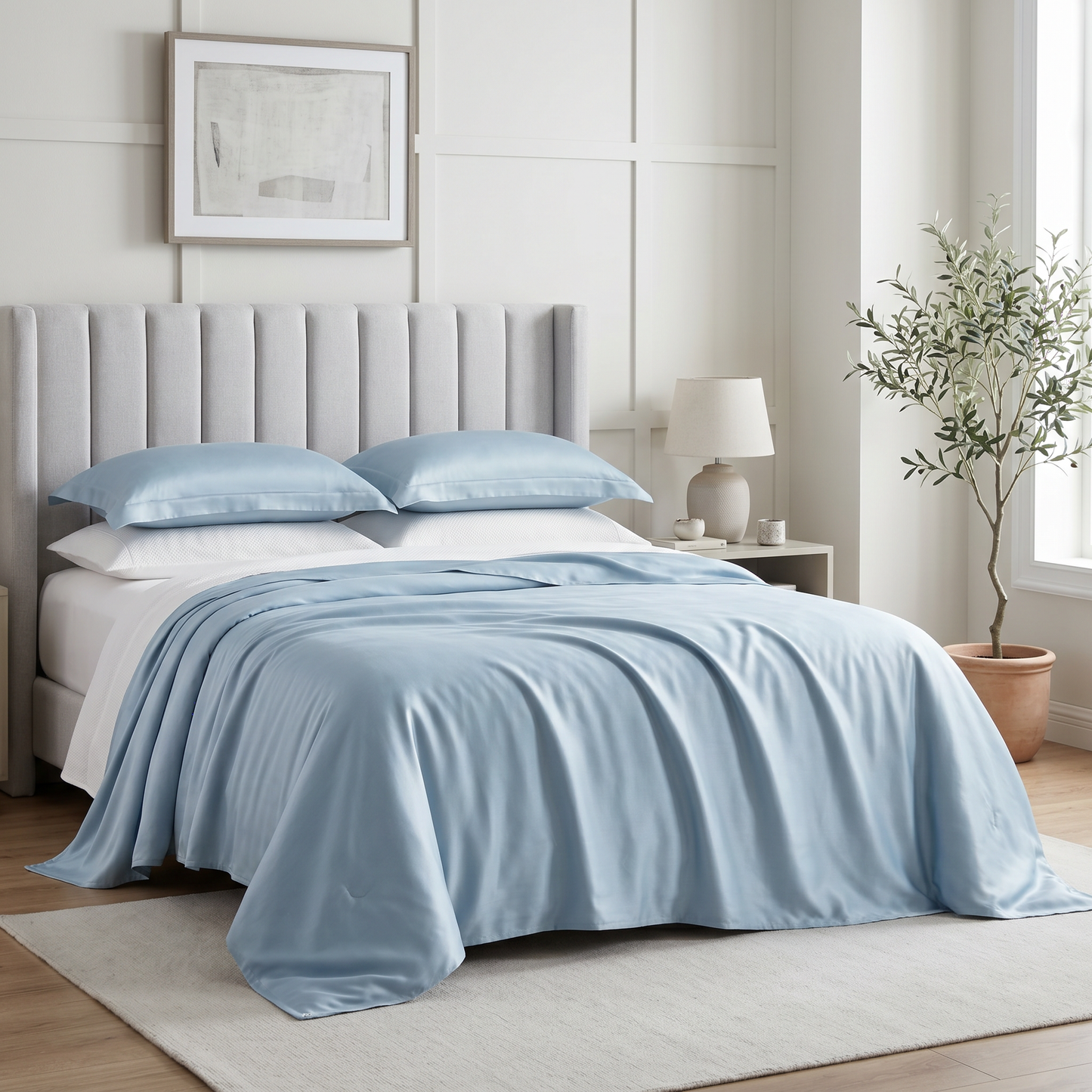 Washable Double Cocoon Long Mulberry Silk Cooling Quilt