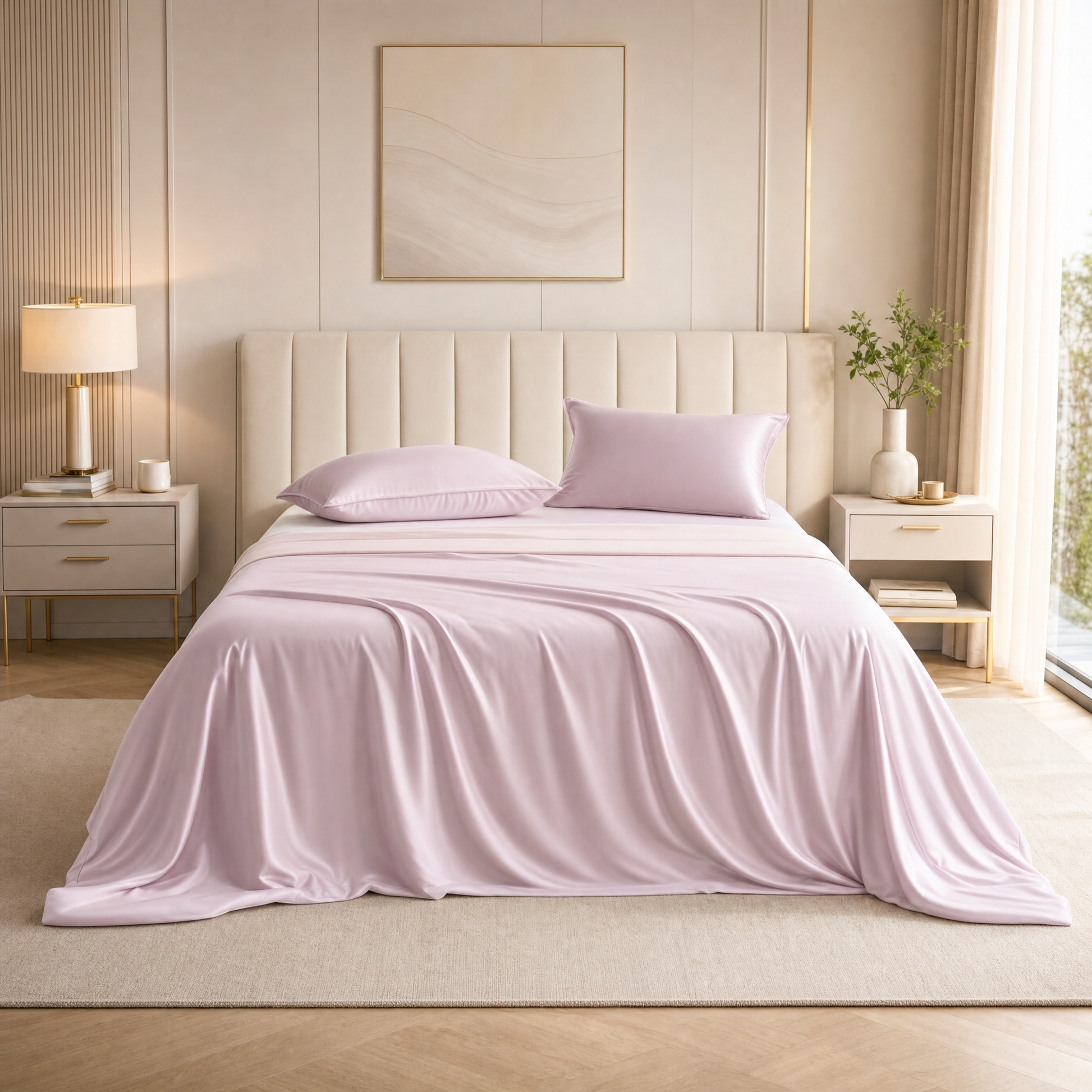 Washable Double Cocoon Long Mulberry Silk Cooling Quilt