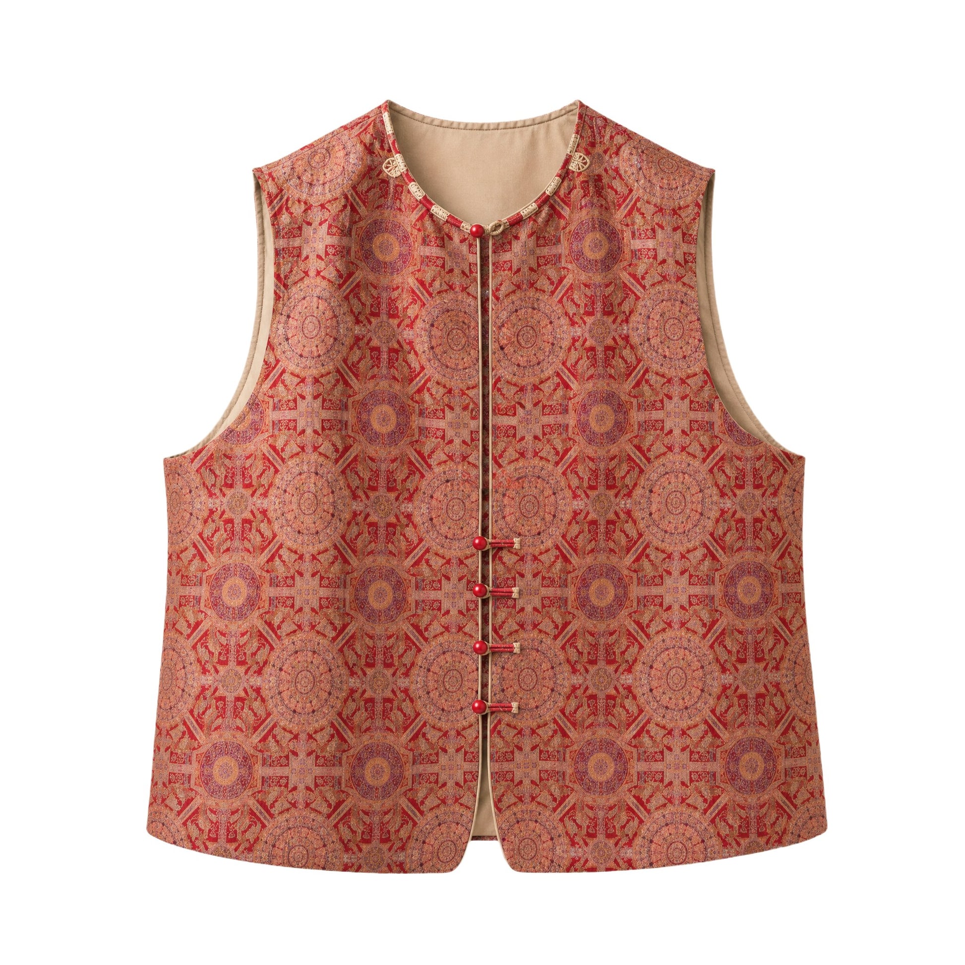 Women's Silk Zhuang Brocade Vest