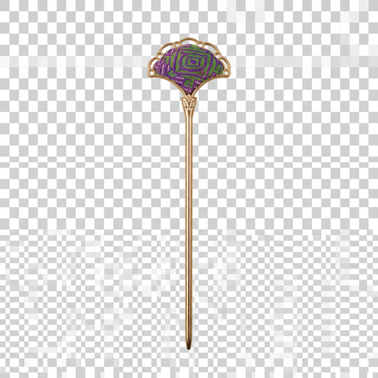 Zhuang Brocade Ginkgo Hairpin