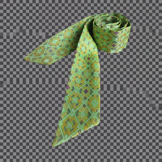 Zhuang Brocade Mini Ribbon Accessory