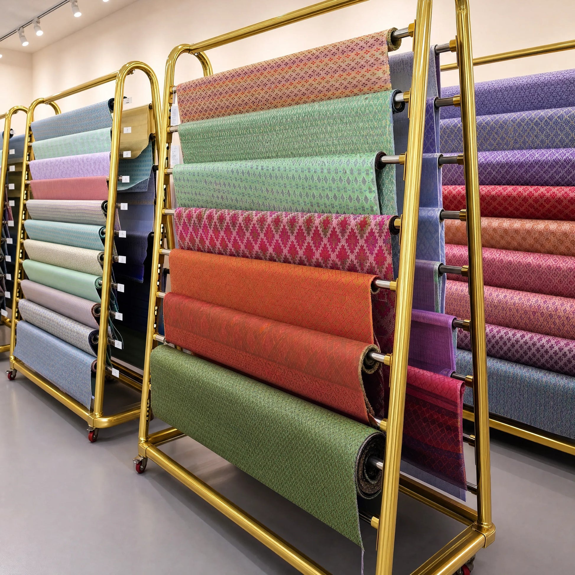 Zhuang Brocade Patterned Silk Fabric Collection