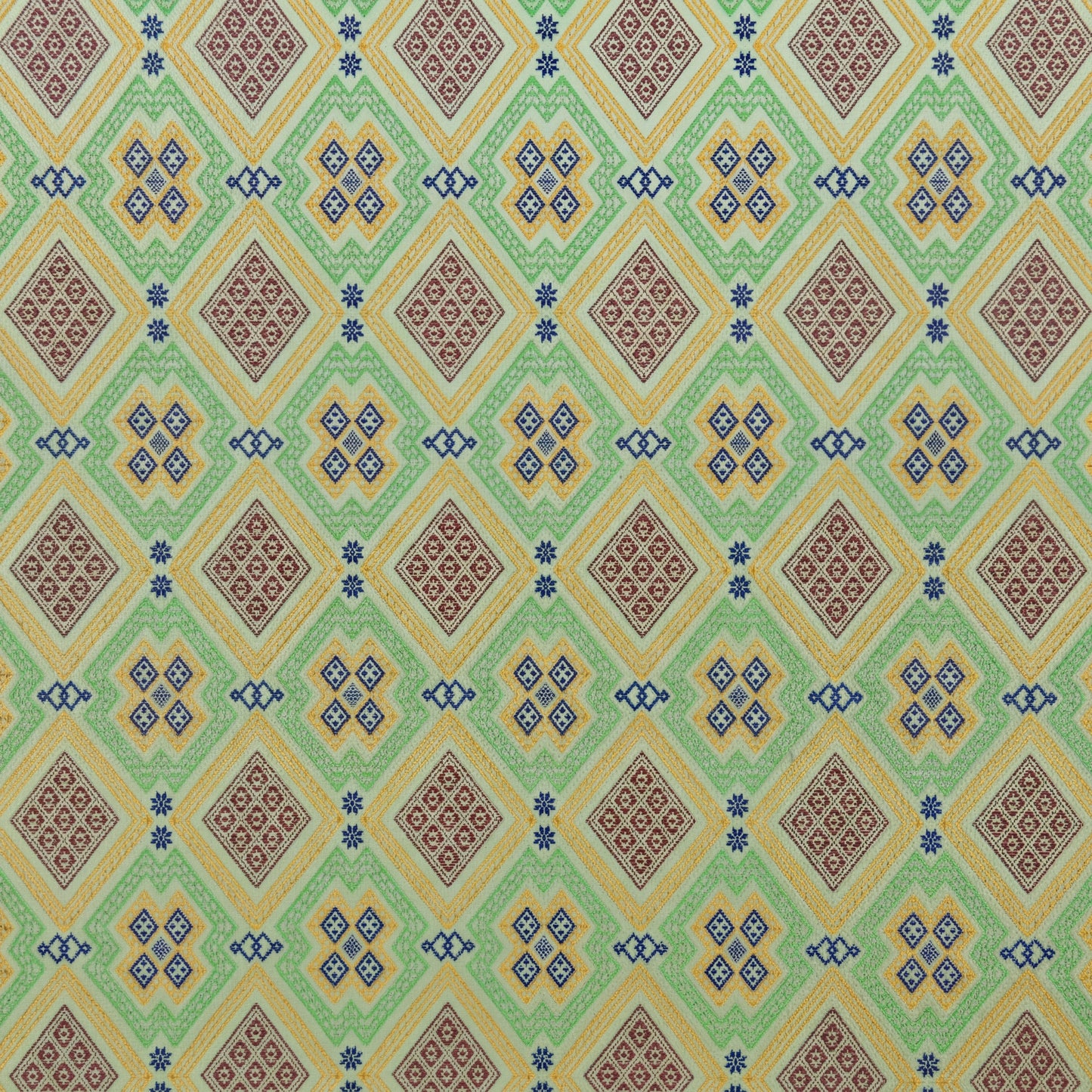 Zhuang Brocade Patterned Silk Fabric Collection