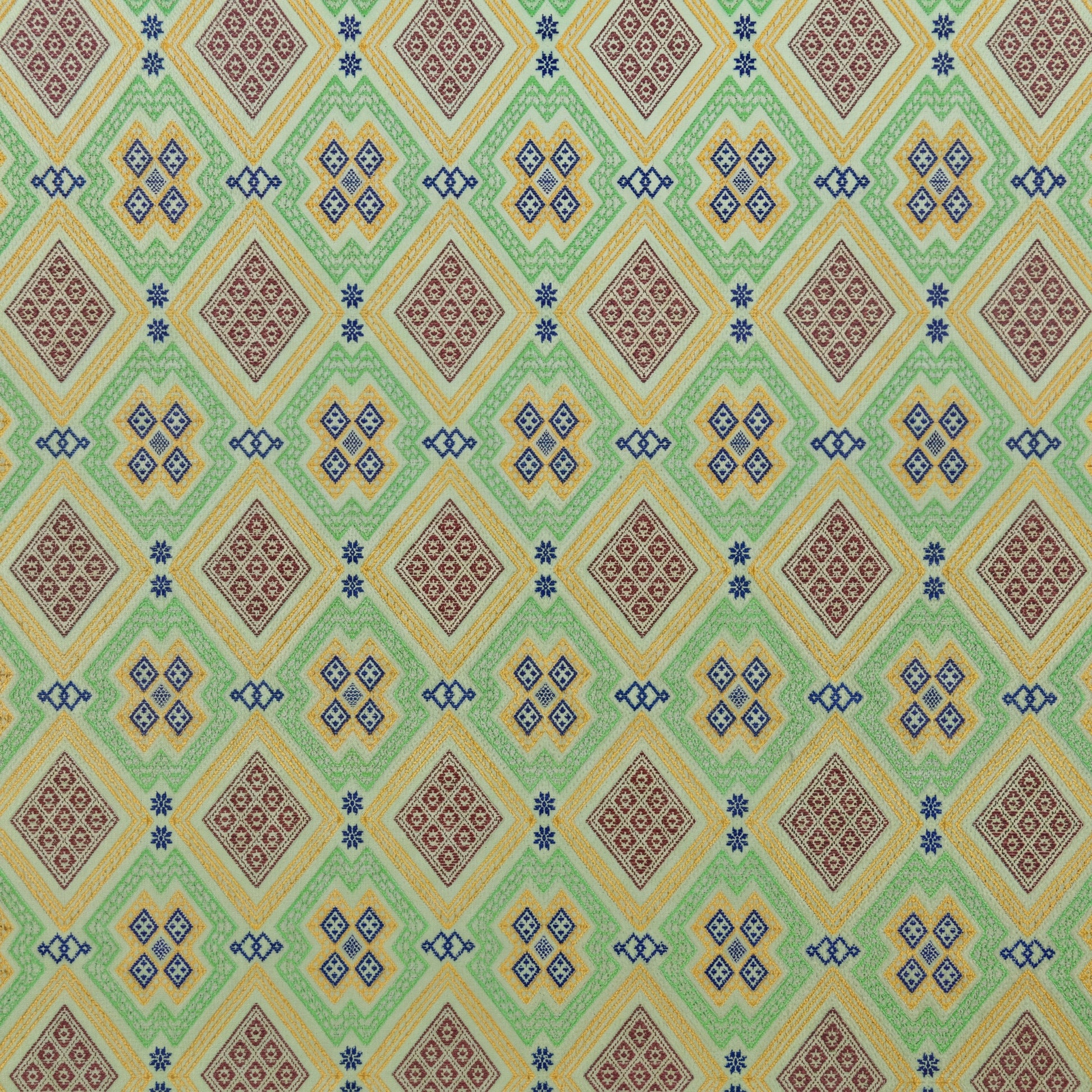 Zhuang Brocade Patterned Silk Fabric Collection