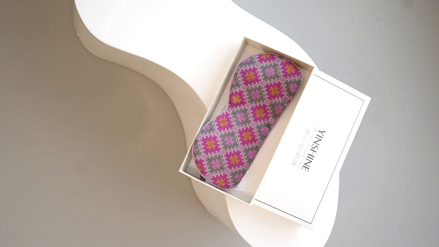 Zhuang Brocade Silk Eye Mask