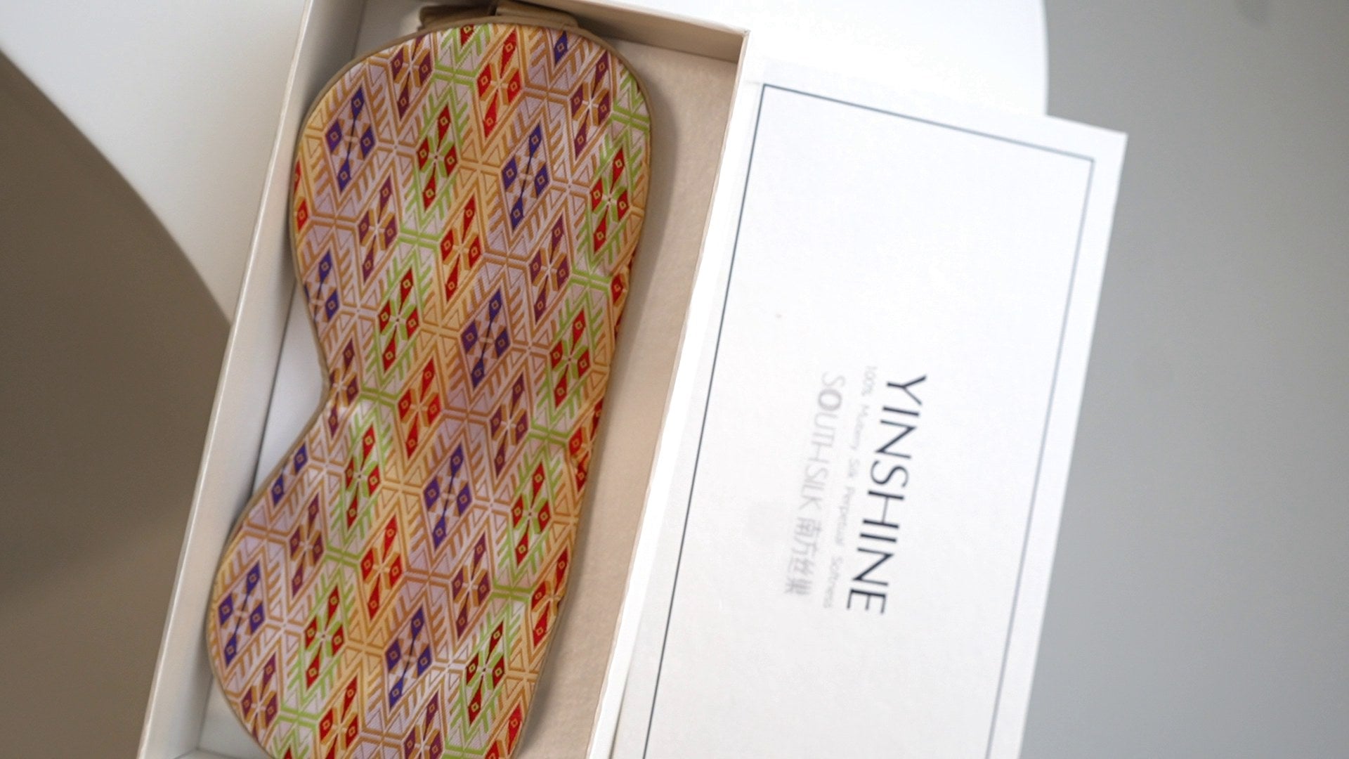 Zhuang Brocade Silk Eye Mask