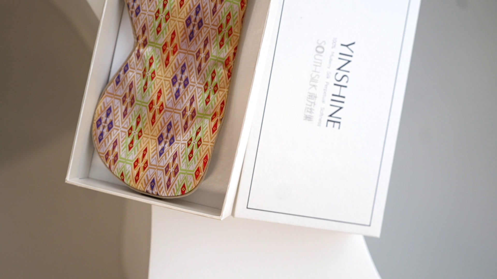 Zhuang Brocade Silk Eye Mask