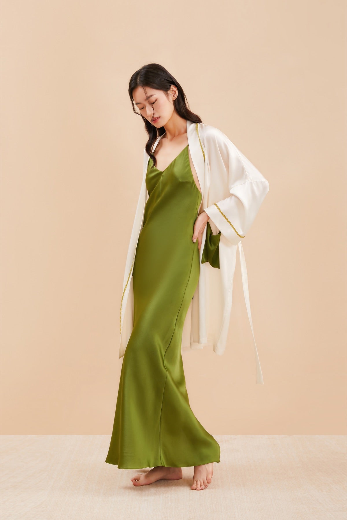 Silk apparel loungewear